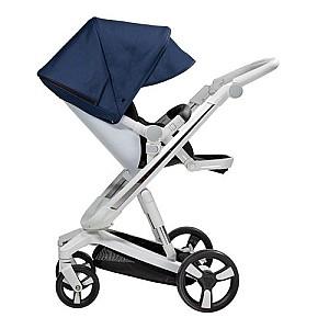 Carucior de plimbare Bebumi Space White (Navy Blue)