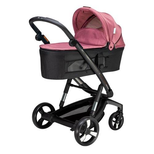 Carucior 2 in 1 Bebumi Space Black Eco Cabardine Pink