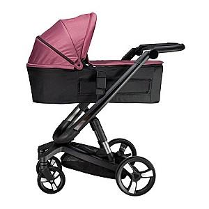 Carucior 2 in 1 Bebumi Space Black Eco Cabardine Pink