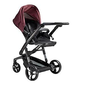 Carucior 2 in 1 Bebumi Space Black Eco Cabardine Pink