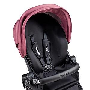 Carucior 2 in 1 Bebumi Space Black Eco Cabardine Pink
