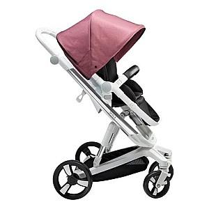 Carucior 2 in 1 Bebumi Space Silver Cabardine Pink