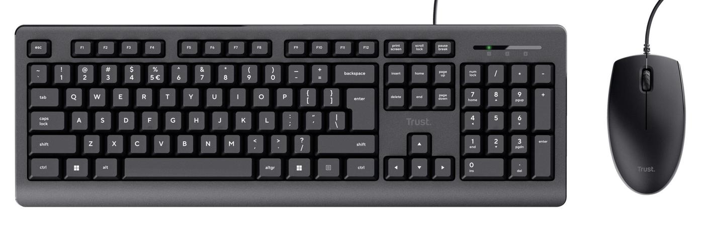 Set tastatura + Mouse Trust Primo Keyboard & Mouse Set