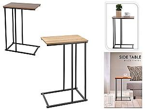 Masuta laterala H&S 40X26X58cm, metal/MDF