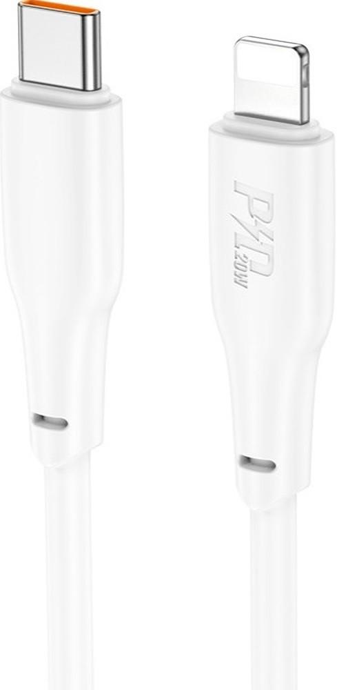 USB сablu HOCO X93 Force USB-C to Lightning White