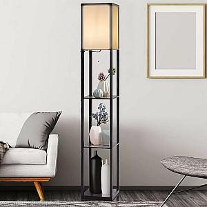 Lampadar Costway EU10065DE Black/Beige