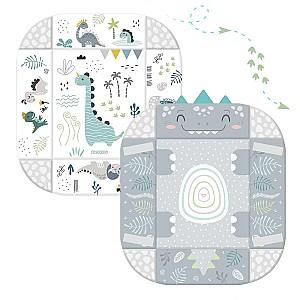 Covoras de joaca copii RicoKids Nessi White/Grey