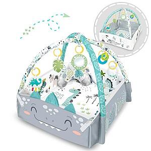 Covoras de joaca copii RicoKids Nessi White/Grey