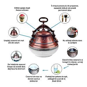 Ceaun Rashko Baba M 15L Inox/Brown