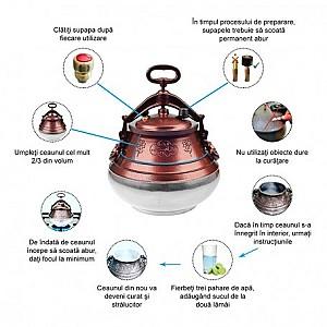 Ceaun Rashko Baba M 5L Inox/Brown