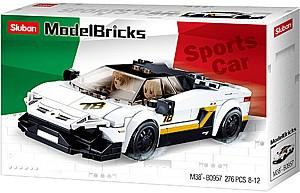 Constructor Sluban Italian Super Car White