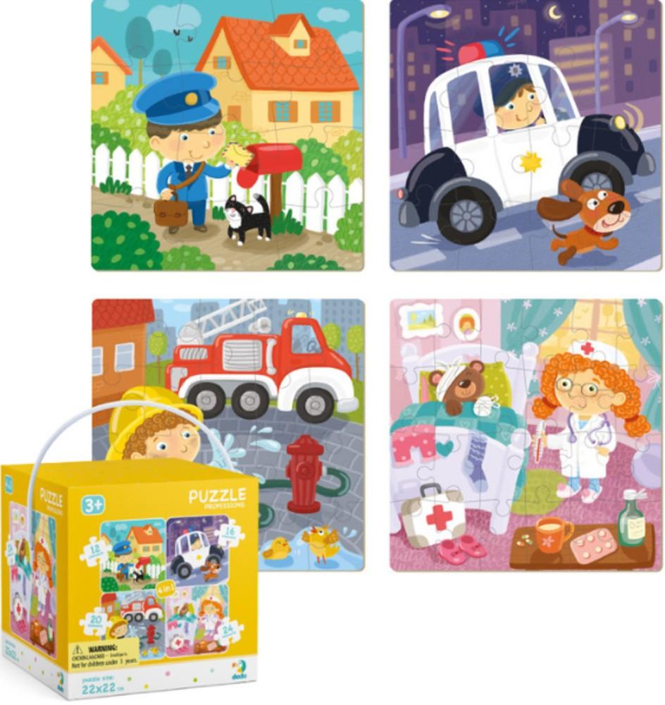 Puzzle Dodo 4 in 1 Profesii 300131