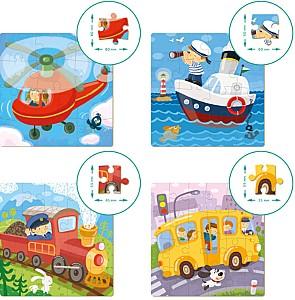 Puzzle Dodo 4 in 1 Transport 300132