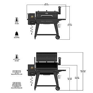 Grill barbeque Pit Boss Pro Beries 1150 WIFI
