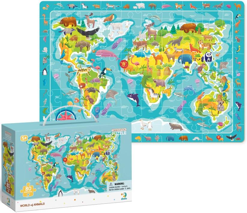 Puzzle Dodo Lumea animalelor