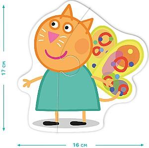 Puzzle Dodo 3 in 1 Prietenii Peppa Pig