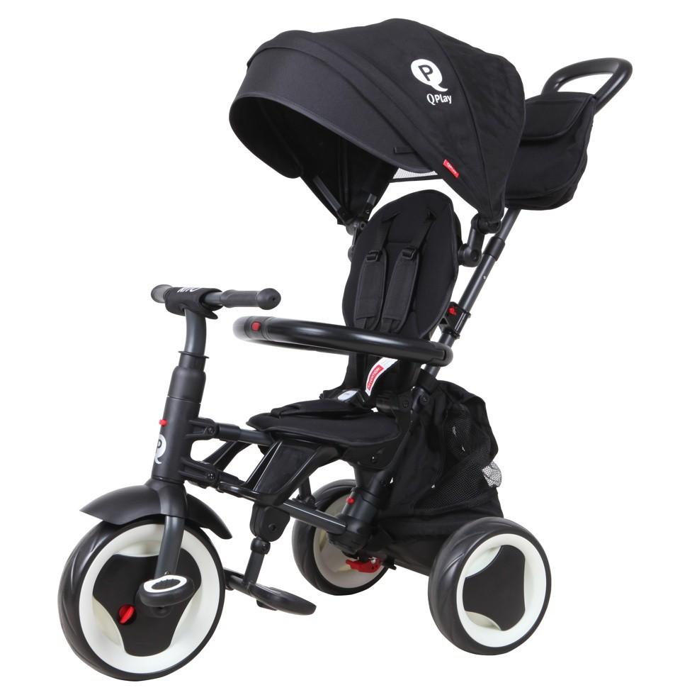 Tricicleta copii QPlay Rito Plus Black