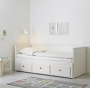 Pat IKEA Hemnes White 80×200 cm (3 sertare)