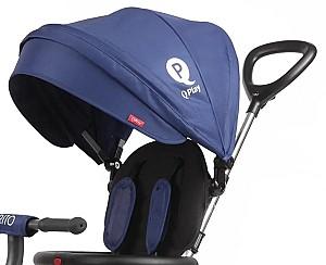 Tricicleta copii QPlay Rito Rubber Blue
