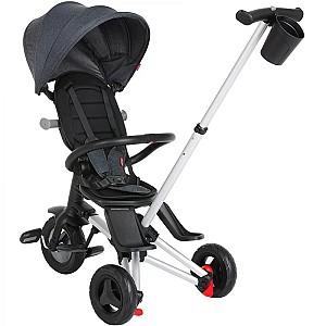 Tricicleta copii QPlay Nova Plus Rubber Black