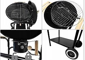 Grill barbeque Gotel GQ5 Black/Wood