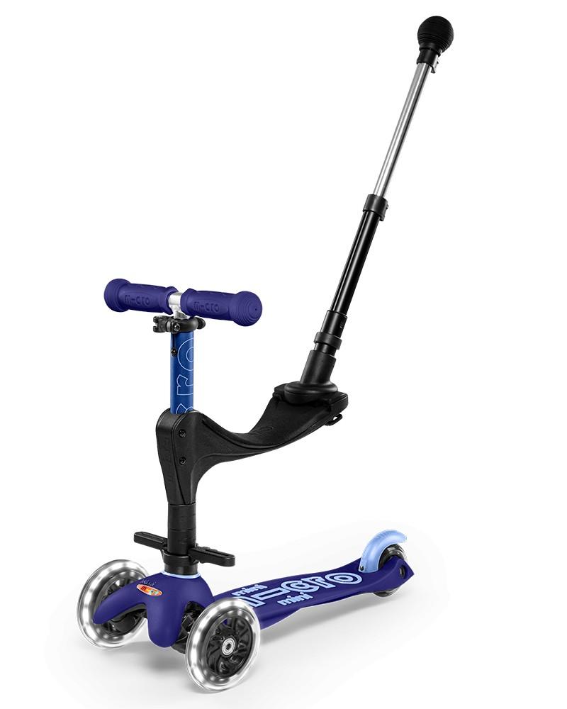 Trotineta Micro Mini 3in1 Deluxe Plus LED Blue
