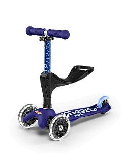 Trotineta Micro Mini 3in1 Deluxe Plus LED Blue
