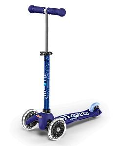 Trotineta Micro Mini 3in1 Deluxe Plus LED Blue