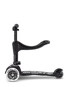 Trotineta Micro Mini 3in1 Deluxe ECO LED Black