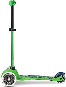 Trotineta Micro Mini Deluxe LED Green Blue