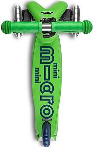 Trotineta Micro Mini Deluxe LED Green Blue