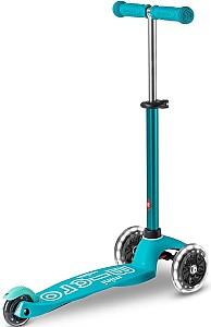 Trotineta Micro Mini Deluxe LED Aqua