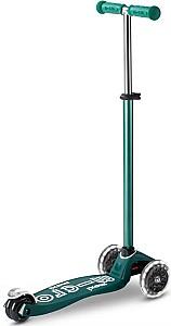 Trotineta Micro Maxi Deluxe ECO LED Green