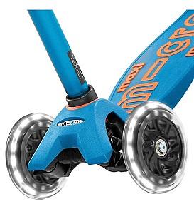 Trotineta Micro Maxi Deluxe LED Carribean Blue