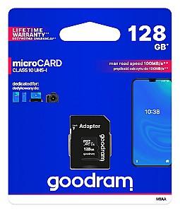 Card memorie Goodram micro SDXC Class10 128GB + SD adapter (M1AA-1280R12)