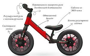 Bicicleta fara pedale QPlay Spark Red