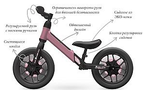 Bicicleta fara pedale QPlay Spark Pink