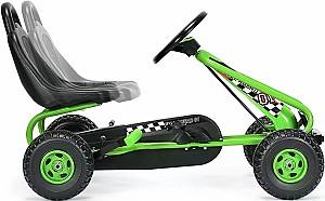 Kart cu pedale Costway TY327797GN Green/Black