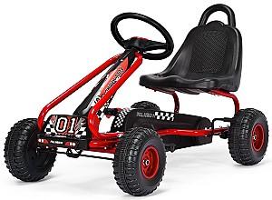 Kart cu pedale Costway TY327797RE Red/Black