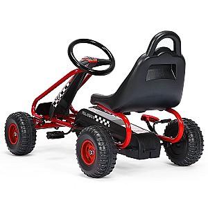 Kart cu pedale Costway TY327797RE Red/Black