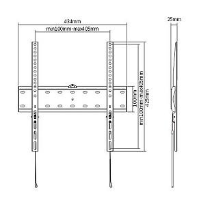 Suport pentru televizor Gembird WM-55F-02
