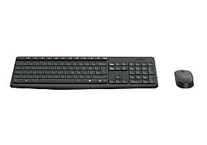 Set tastatura + Mouse Logitech Wireless MK235 Grey