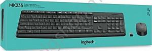 Set tastatura + Mouse Logitech Wireless MK235 Grey