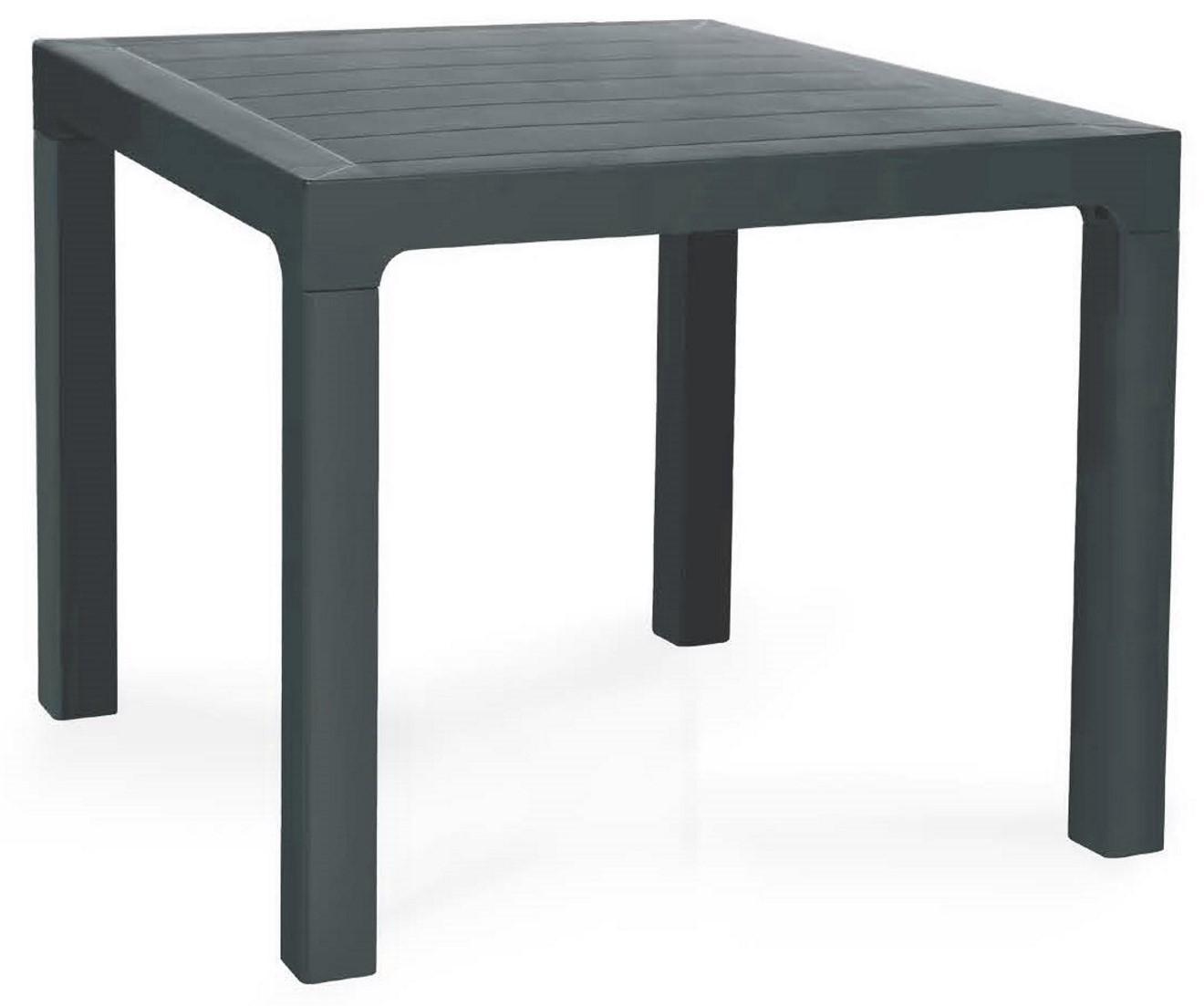 Masa de gradina Rainbow Arizona 80x80 Antracit