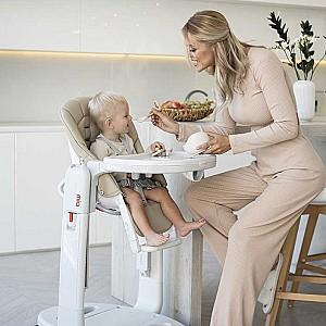 Scaun de masa multifunctional Peg Perego Tatamia Follow Me Cacao