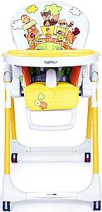 Scaun de masa multifunctional Peg Perego Prima Pappa Follow Me Fox and Friends