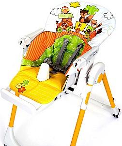 Scaun de masa multifunctional Peg Perego Prima Pappa Follow Me Fox and Friends