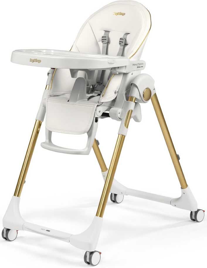 Scaun de masa multifunctional Peg Perego Prima Pappa Follow Me Gold