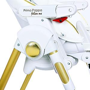 Scaun de masa multifunctional Peg Perego Prima Pappa Follow Me Gold