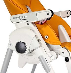 Scaun de masa multifunctional Peg Perego Prima Pappa Follow Me Arancia
